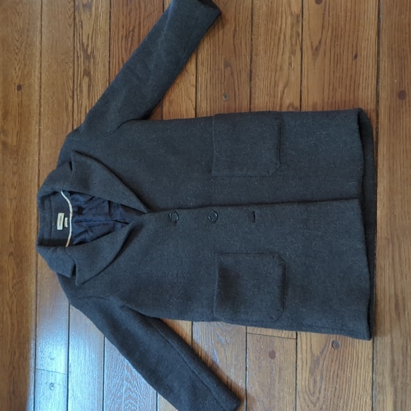 Zadig & Voltaire wool coat with fur collar - Picture 2 of 4